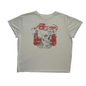 Poison Rock n Roll Skull Graphic T-Shirt - XL